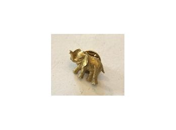 Gold Tone Elephant Lapel  Pin