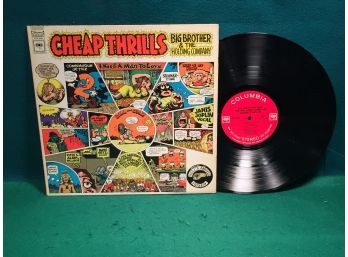 Janis Joplin. Cheap Thrills. Big Brother & The Holding Company. 1968 Vinyl LP Record Album.