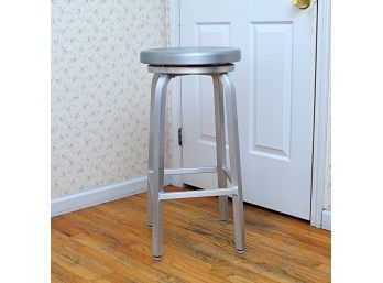 Tall Metal Swivel Stool