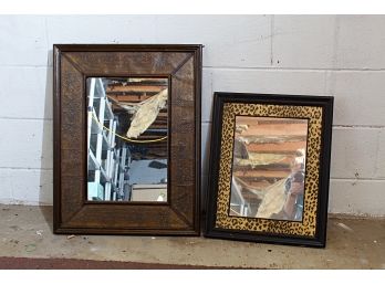 Two Decorative Wall Mirrors