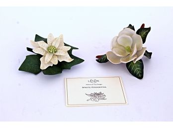 Two Lovely Lenox Porcelain Flowers