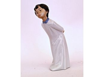 NAO By Lladro Porcelain Figure - Kissing Boy