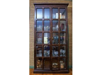 Tall Two Door Curio Cabinet