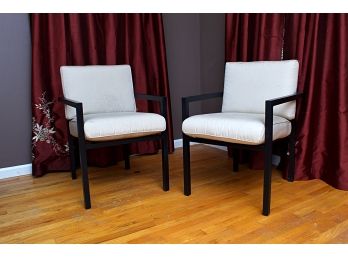 Pair Contemporary Woodard J/R Chairs From The Joe Ruggiero Collection