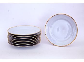 Germer Porcelains Dinner Plates - Nine Pieces