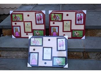 Three NEW Suede Fabric Magnetic Photo Bulletin Boards