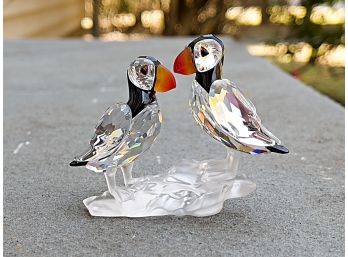 Crystal Penguin Sculpture