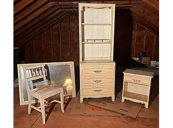 Group Of Light Wood Bedroom Furniture