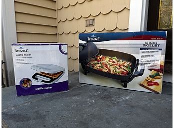 Rival 16' Electric Skillet & Waffle Maker