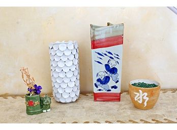 Group Of Decorative Vases And Planters