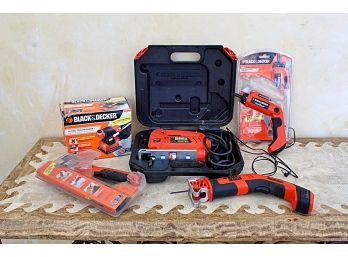 Five Black & Decker Hand Tools