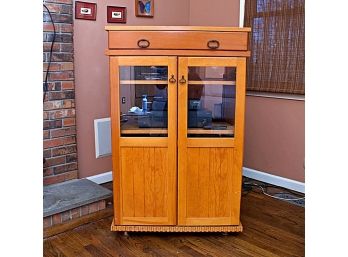 Maple TV/Utility Cabinet