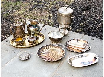 Miscellaneous Group Of Silver Plate