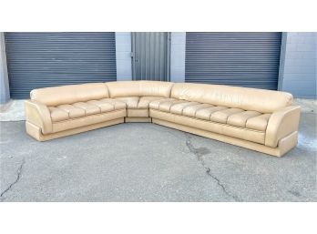 Amazing Vintage 1970s Kagan Style Channel Sectional Sofa By Directional