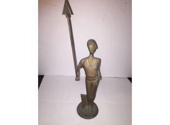 Bronze Female Warrior Statue