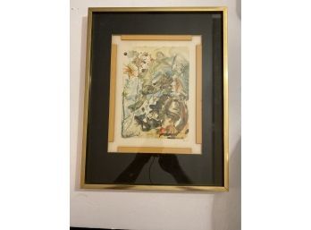 Amazing Salvador Dali Serigraph, Pencil Signed Artist Proof