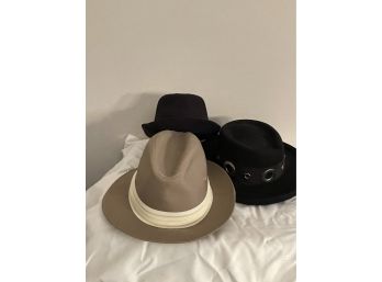 Group Of Three Hats Sizes Small-Medium