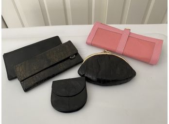 Group DKNY Wallet, Eel Skin Change Purse And Travel Jewelry Case