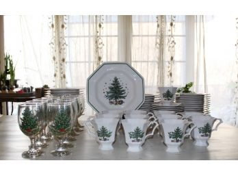Beautiful Collection Of  Nikko 'Christmastime' Dishes