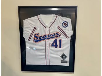 Framed Tom Seaver #41 Jersey From The Legends Collection