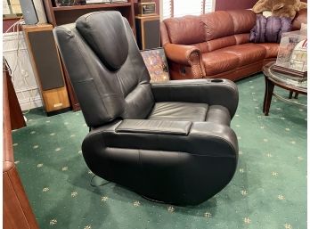 Black Electric Swivel Recliner