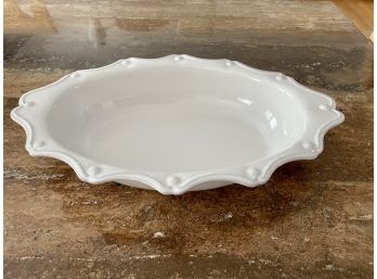 'Berry And Thread Whitewash' Oval Low Bowl By Juliska Ceramics