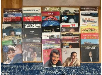 Large Collection Of Varied Genres Record Albums