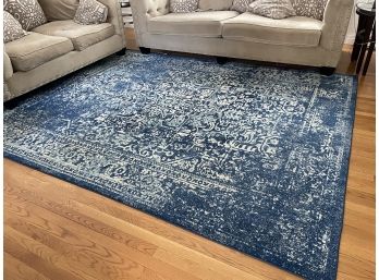 Safavieh 8' X 10' Blue & Cream Carpet