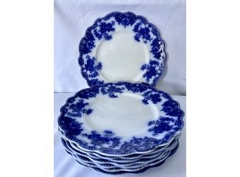 Clarence Flow Blue By Grindley 7' Plates