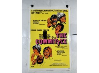 Vintage Folded One Sheet Movie Poster The Committee