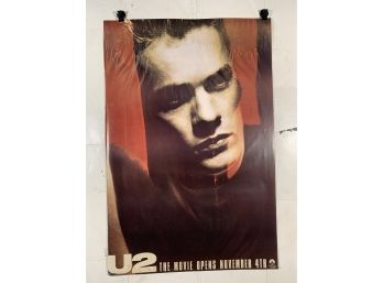 Vintage Folded One Sheet Movie Poster U2 The Movie