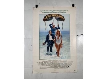 Vintage Folded One Sheet Movie Poster Sunburn