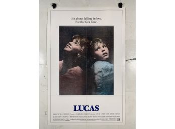 Vintage Folded One Sheet Movie Poster Lucas