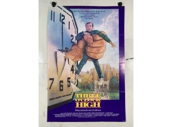 Vintage Folded One Sheet Movie Poster Three Oclock High