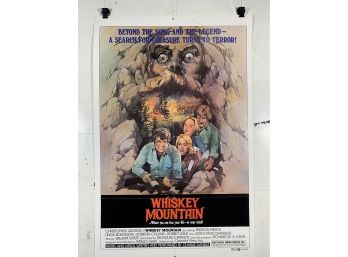 Vintage Folded One Sheet Movie Poster Whiskey Mountain