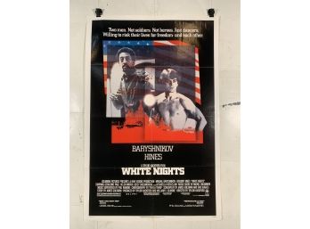 Vintage Folded One Sheet Movie Poster White Knights