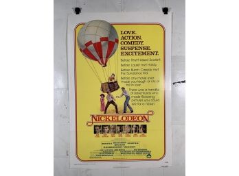 Vintage Folded One Sheet Movie Poster Nickelodeon 1975