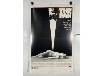 Vintage Folded One Sheet Movie Poster The Fan