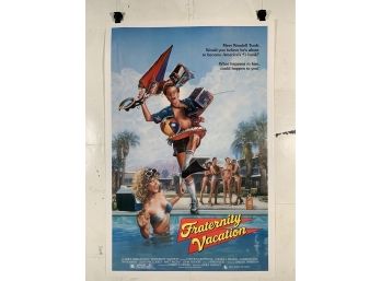 Vintage Folded One Sheet Movie Poster Family Vacation 1985