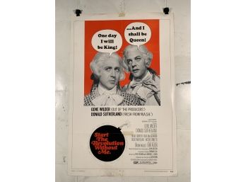 Vintage Folded One Sheet Movie Poster Start The Revolution Without Me