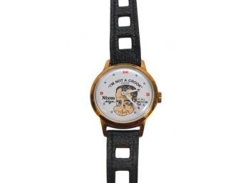 Vintage 1973 Richard Nixon 'I'm Not A Crook' Watch