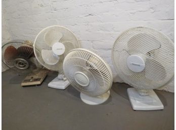 4 Rotating Cage Fans