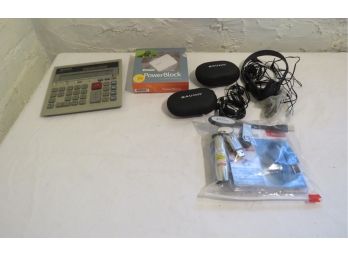 Calculator, Flash Drives, Headphones And Electronic Accessories