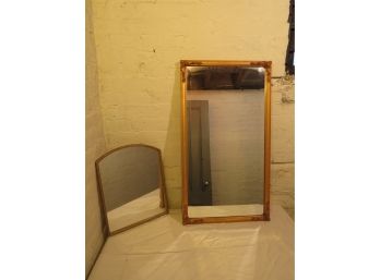 Bombay Co 'Antique' Gold Mirror & Small Mirror