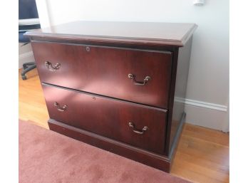 Vintage Jofco Wood Veneer Credenza File Cabinet