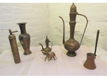 Vintage Turkish India Brass Collection