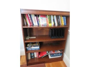 Adjustable 4 Shelves Wood Bookcase #2