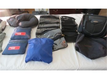 Variety Of Travel Pillows And Accessories