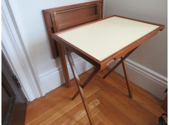 Pair Of Vintage Wood TV Trays