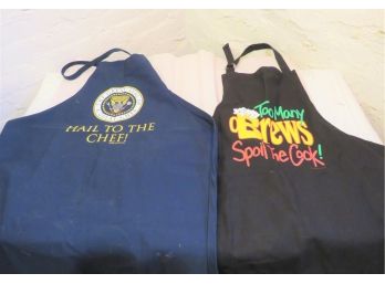 Kitchen Aprons 'hail To The Chef'